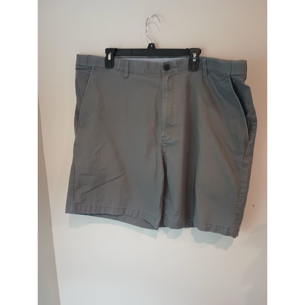 Croft & Barrow Shorts Mens 44 Gray Chino Pockets